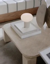 Prenosná stolná lampa Karl-Johan, light grey