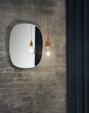 Závesná LED lampa E27, orange