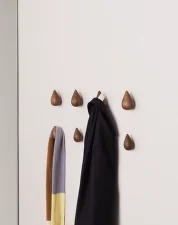 Vešiaky Dropit Small, walnut