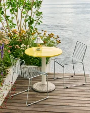 Stôl Ceramic Ø70, bright yellow