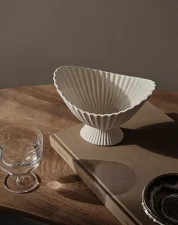 Misa Fountain Bowl Small, off-white