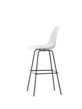 Barová stolička Eames Plastic High, cotton white