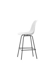 Barová stolička Eames Plastic Low, cotton white
