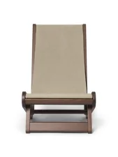 Kreslo Hemi, dark stained/natural