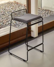 Textilný podsedák Hee Bar Stool Cushion, anthracite
