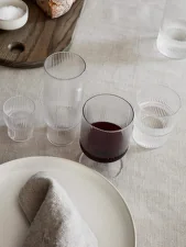 Poháriky na panáky Ripple set 4ks, clear