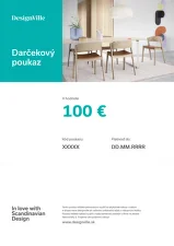 Elektronický darčekový poukaz v hodnote 100 €