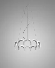 Závesné svietidlo Arch Circle 98, white