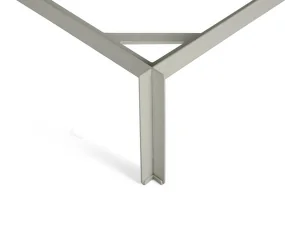 Rám postele Connect Bed 90x200, warm grey