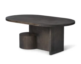Konferenčný stolík Insert, black stained ash