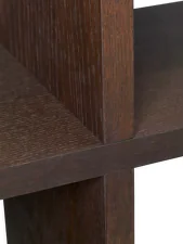 Knižnica Kona Bookcase 1x4, dark stained