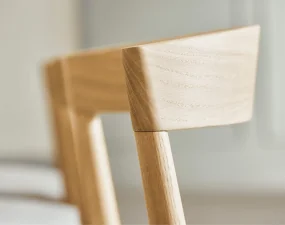 Jedálenská stolička Kite, grey lacquered oak