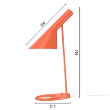 Stolná lampa AJ, electric orange
