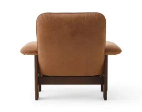 Kreslo Brasilia Lounge Chair, Dunes camel/dark stained oak