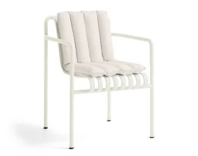 Textilný podsedák Palissade Dining Armchair Soft Quilted Cushion, cream white