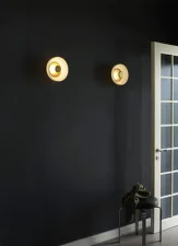 Nástenná lampa Blossi, nordic gold/opal