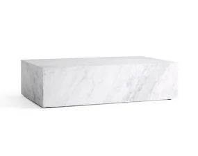 Konferenčný stolík Plinth Low, Carrara