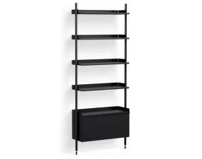 Policový systém Pier kombinácia 121, black
