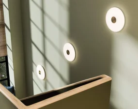 Nástenná lampa Glint Large, opal white