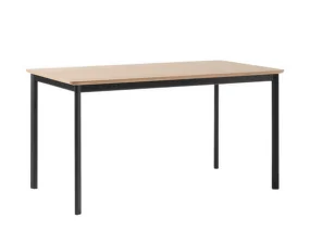 Jedálenský stôl Drip HW115, black/lacquered oak