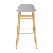 Barová stolička Form 75 cm, warm grey/oak