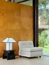 Stolná lampa Ava Pyramid 450, white