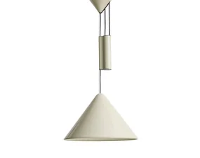 Nastaviteľné závesné svietidlo Compass 430, oyester white