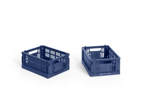 Úložný box Colour Crate Mini set 2ks, dark blue
