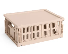 Plastové veko Colour Crate M, powder