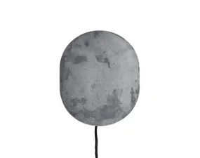 Nástenná lampa Clam, oxidized