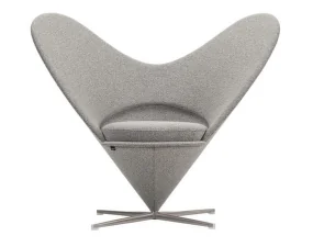 Kreslo Heart Cone Chair, Cento salt and pepper