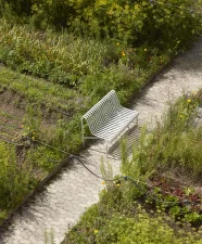 Lavička Palissade Dining Bench without Armrest, sky grey