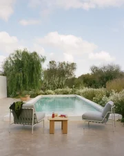 Kreslo Settle Lounge Chair bez podrúčiek, Laze 1/grey