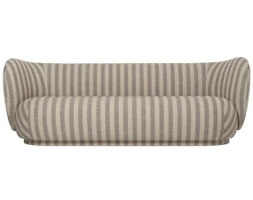 Sofa Rico 3, Louisiana sand / off-white