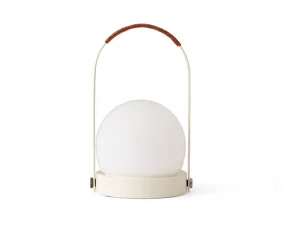 Prenosná lampa Carrie Leather Handle, ivory