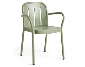Zahradná stolička Deville s podrúčkami, thyme green