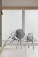 Zahradný stôl Deville Ø55, silver grey