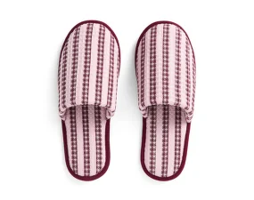 Papuče Waffle Slippers, stripe cool pink