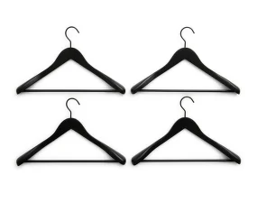 Ramienka Smooth Wide with Bar set 4ks, black