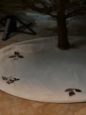 Podložka pod vianočný stromček Oak Round, natural