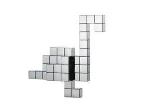 Plamenák Panton Cubes, chrome