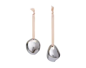 Vianočné ozdoby Bellure Baubles set 2ks, silver