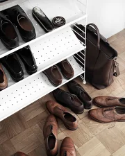 Polica String Shoe Shelf Metal 58 x 30, black