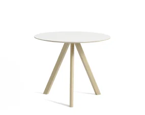 Stôl Copenhague CPH 20 Ø90, oak/white laminate