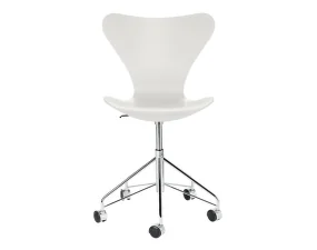 Stolička Series 7™ s otočnou podnožou, white / chrome
