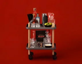 Servírovací stolík Block Table, dark grey