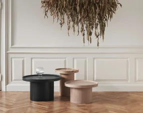 Konferenčný stolík Plateau Large, black lacquered oak