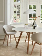 Závesné svietidlo Pao Steel Ø47, cream white