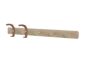 Vešiak Avail, oak/copper brown