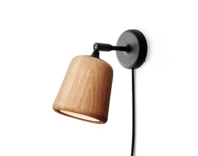 Nástenná lampa Material Wall Lamp, natural oak